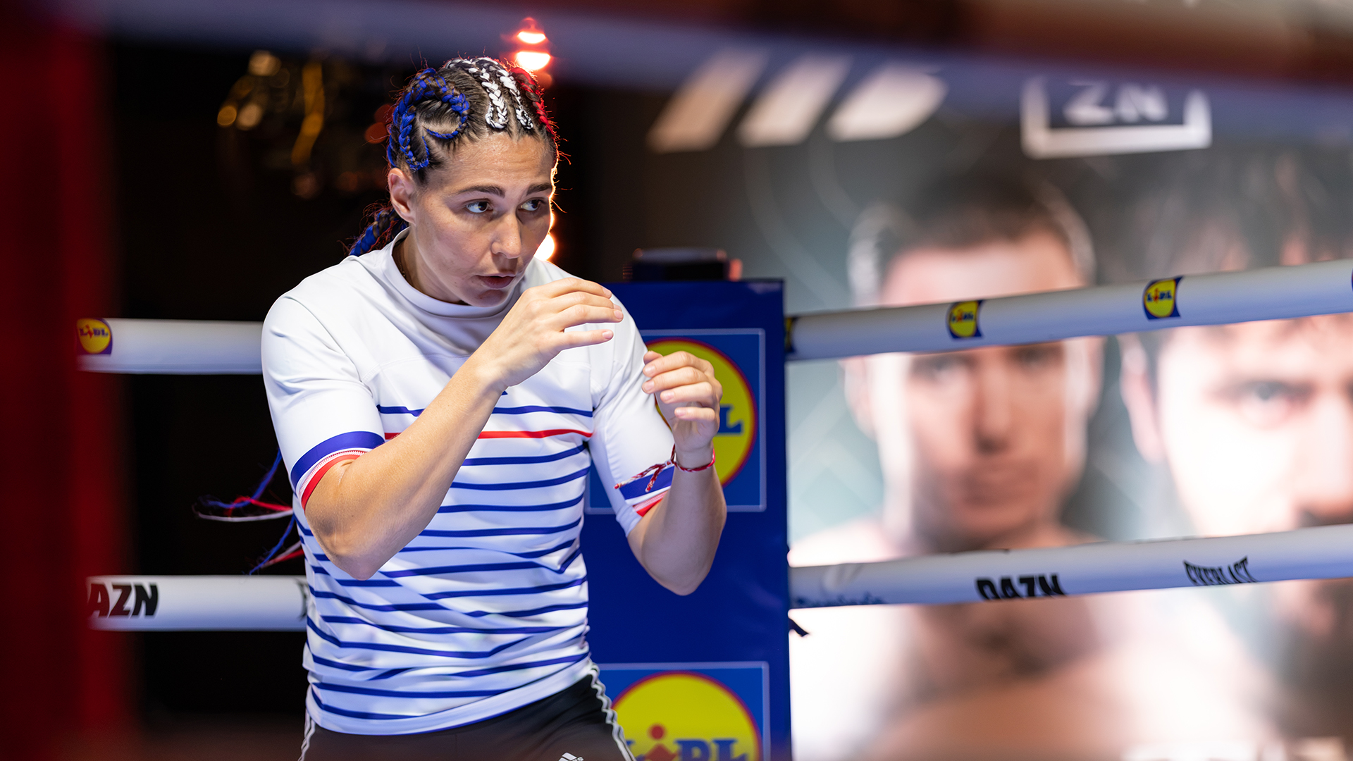 Flora Pili à l’entraînement à Dublin — crédit Matthieu Henkinet / Moselle TV