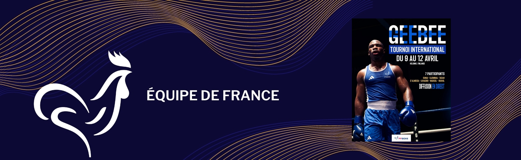 Bannière FFBoxe — Gee Bee 2026