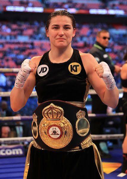 Katie Taylor après un combat