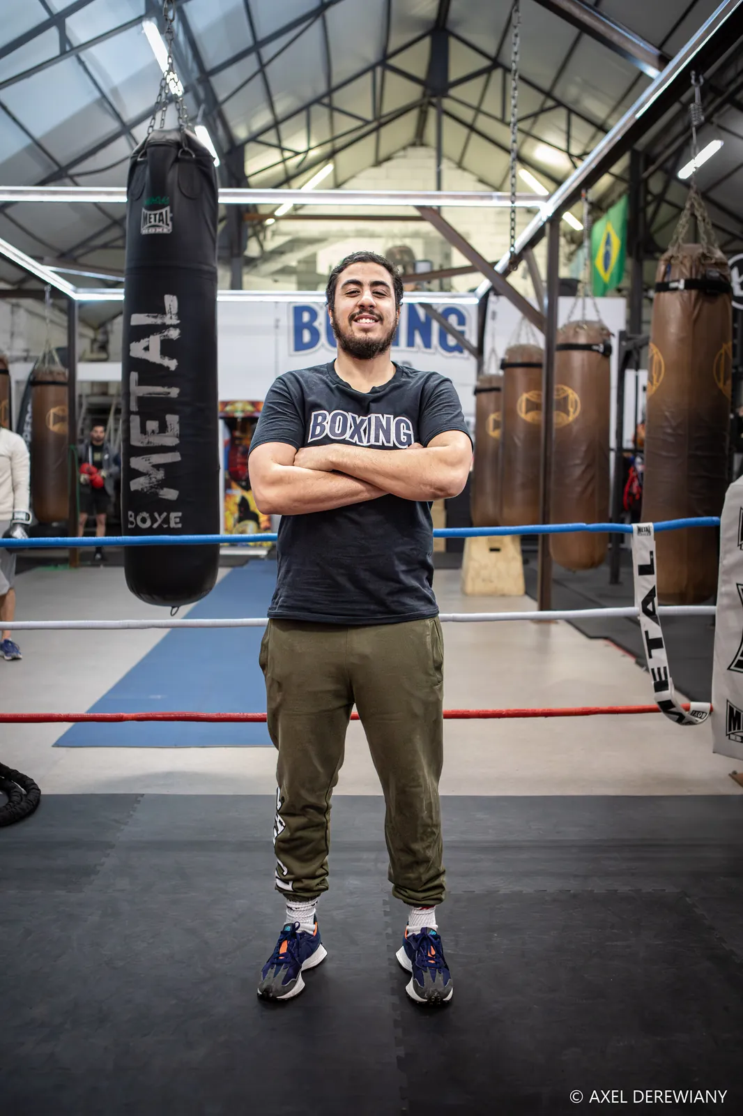Mehdi Boutlelis au Toulouse Minimes Boxing Club
